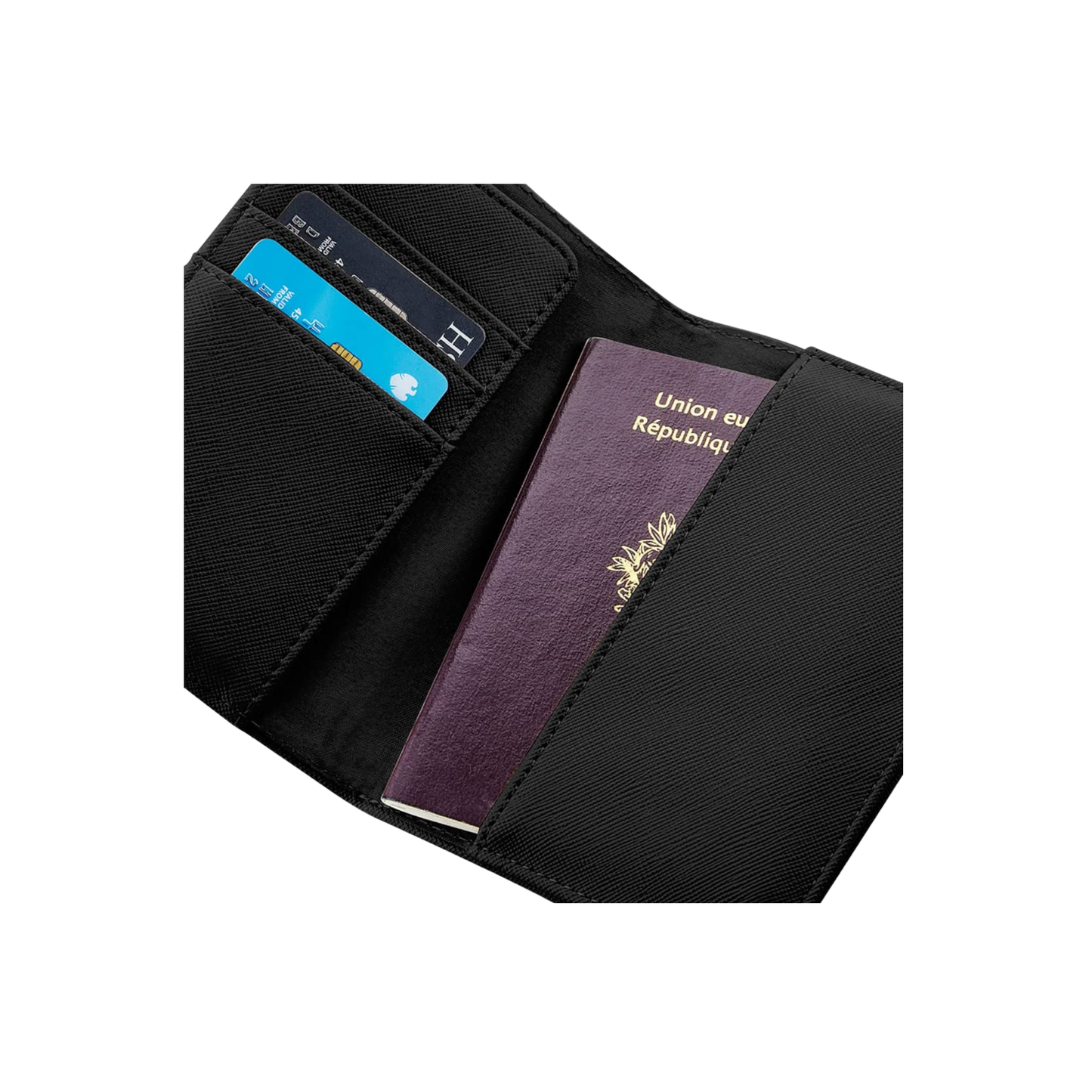 Personalisierte Reisepasshülle mit Kofferanhänger – "Reise um die Welt" Design